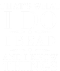 That's What I Do I Read And I Know Things Ladies Essential Flowy Tank